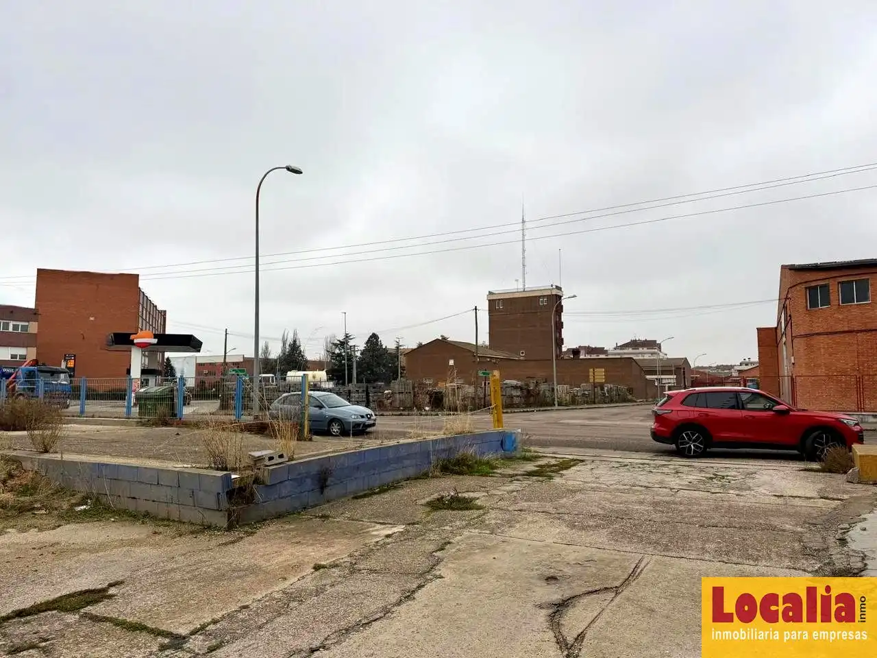 Vista exterior de Nave industrial en venta en Palencia