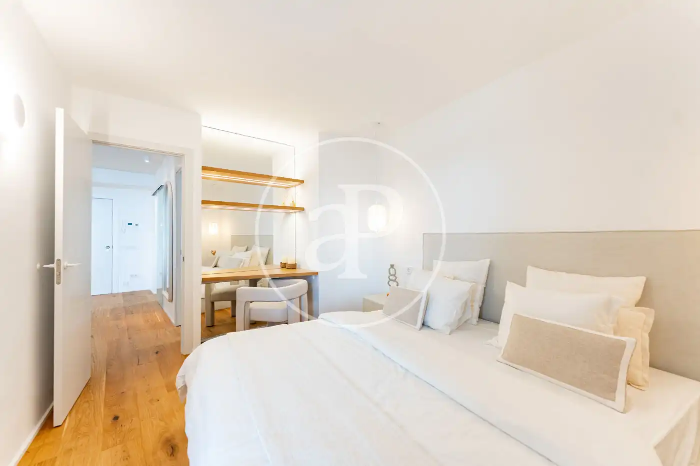 Schlafzimmer von Wohnung zum Verkauf in  Palma de Mallorca mit Klimaanlage, Heizung und Terrasse