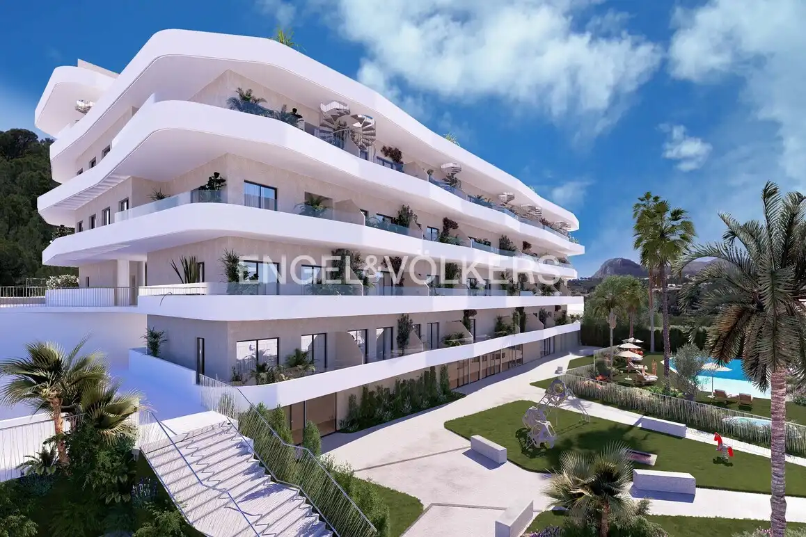 Appartement compact avec piscine à vendre à La Nucia Pueblo, imagen 3