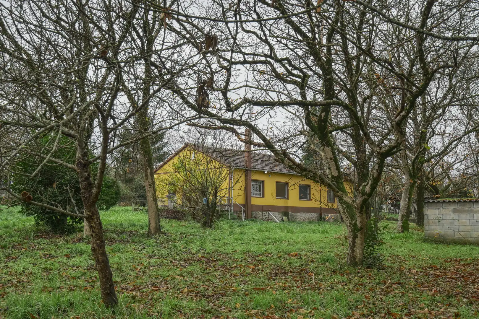 Vista exterior de Casa o xalet en venda en Silleda amb Calefacció, Jardí privat i Terrassa