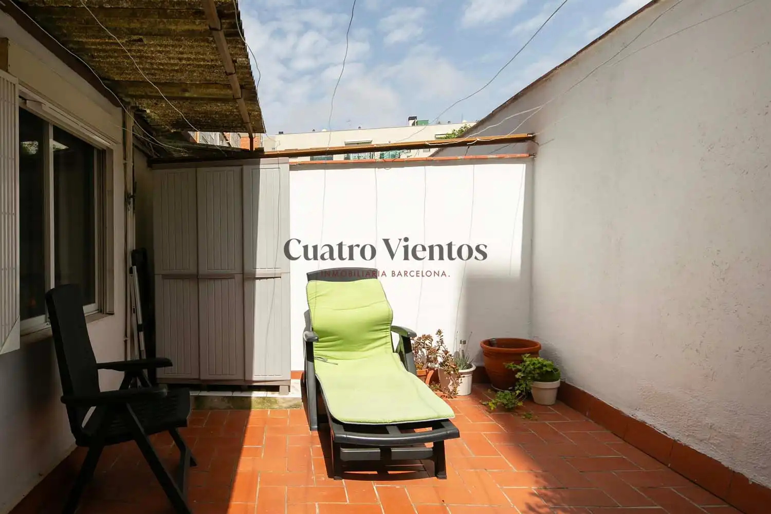 Terrace of Flat for sale in Barcelona  with Heating, Terrace and Oven