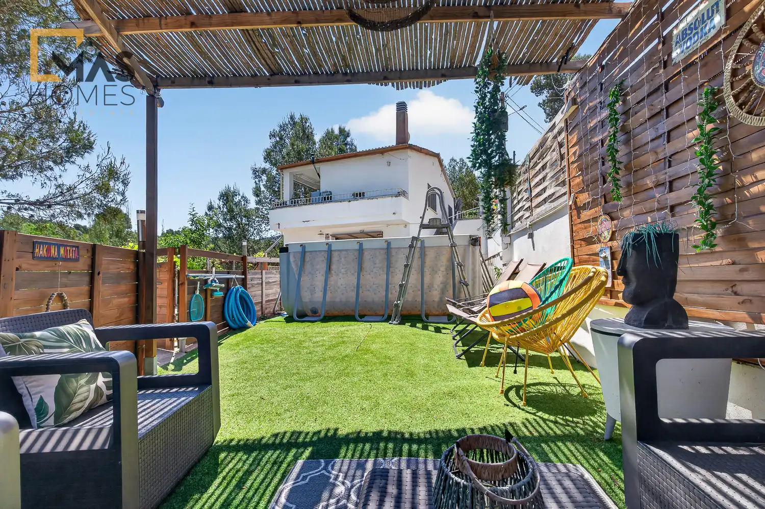 Terrassa de Casa o xalet en venda en Vacarisses amb Aire condicionat, Calefacció i Jardí privat