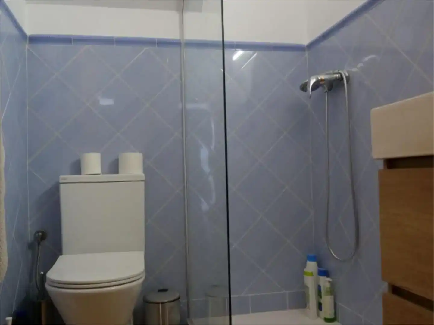 Badezimmer von Wohnung zur Miete in Baeza mit Privatgarten, Abstellraum und Möbliert