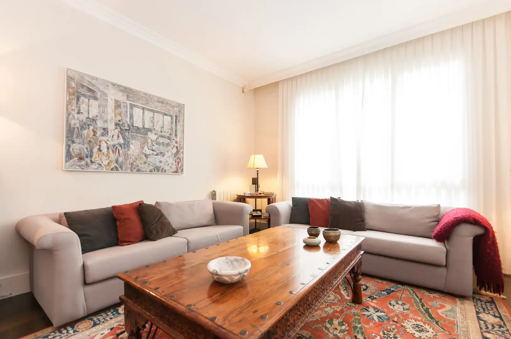Living room of Houses for rent in Sant Just Desvern  with Air Conditioner, Heating and Terrace