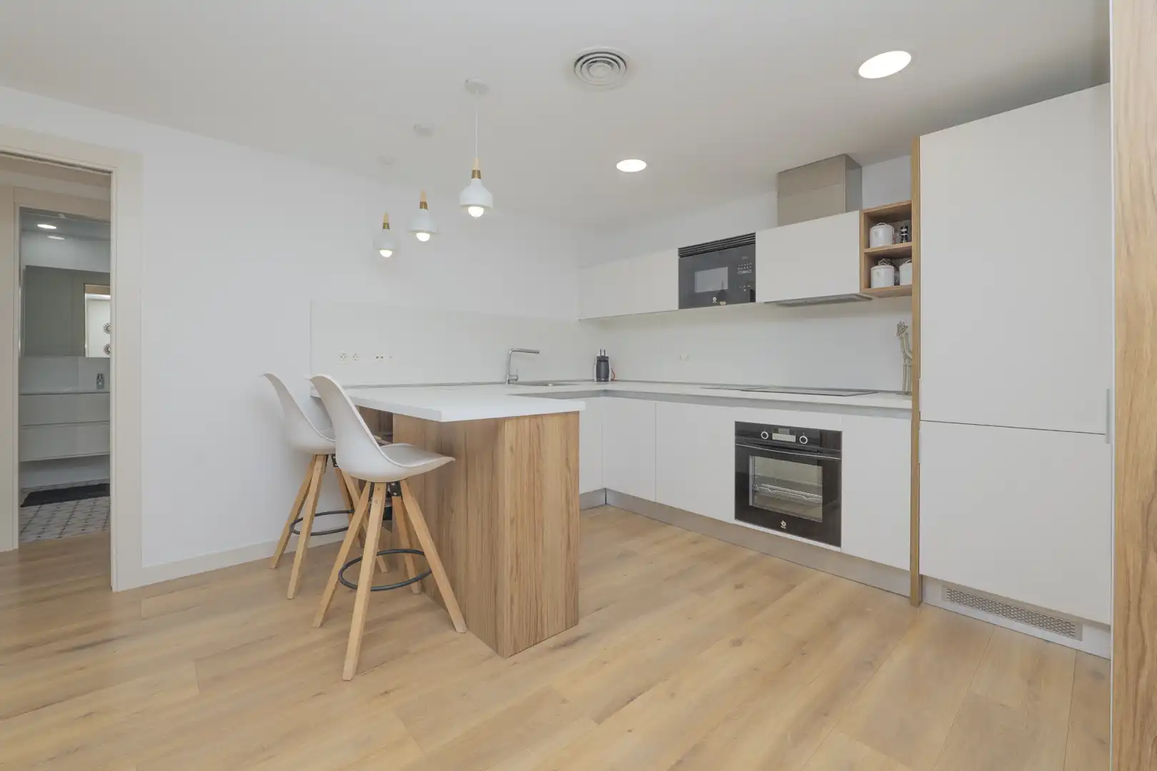 Cuina de Apartament en venda en Benalmádena amb Aire condicionat, Calefacció i Terrassa