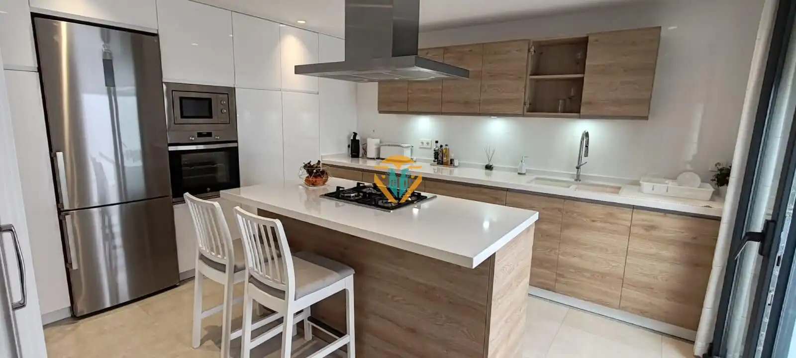 Cocina de Casa o chalet en venta en Benidorm con Aire acondicionado y Amueblado