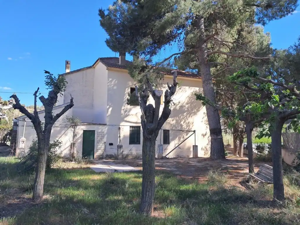 Vista exterior de Casa o chalet en venta en Alcañiz con Calefacción, Jardín privado y Amueblado