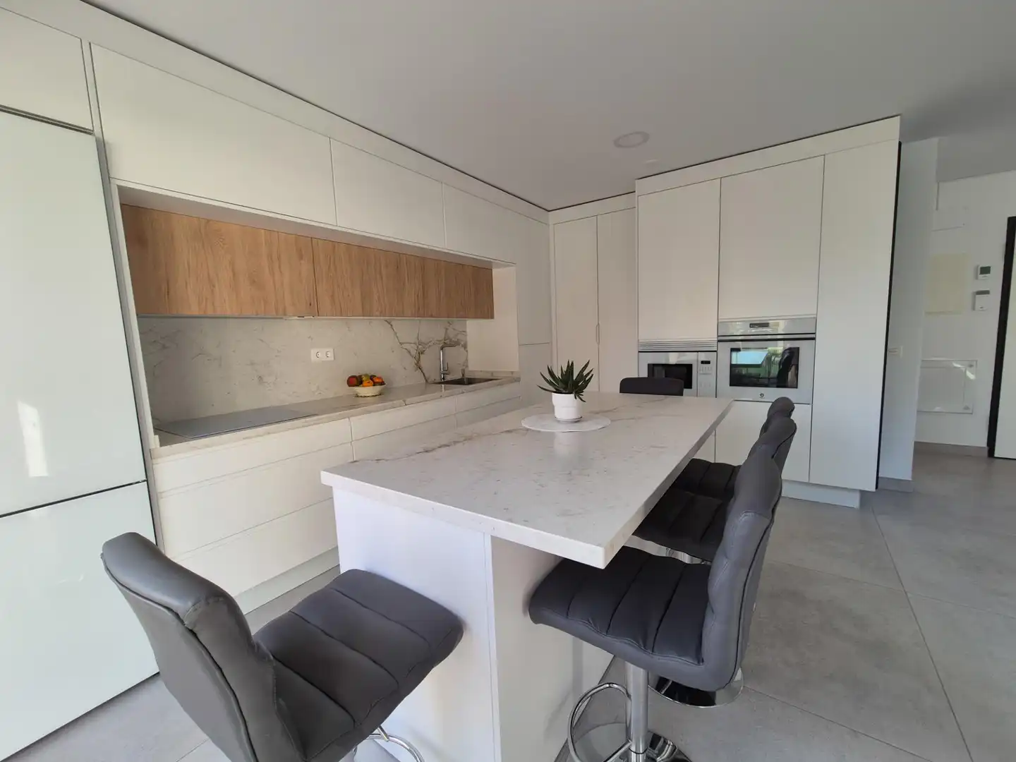 Cocina de Casa adosada en venta en El Ejido con Aire acondicionado, Jardín privado y Terraza