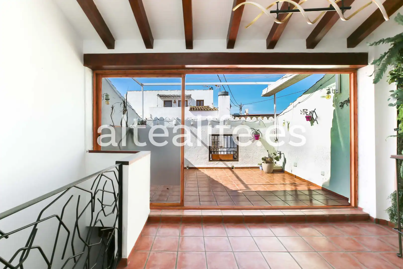 Vista exterior de Casa adosada en venta en Altea con Aire acondicionado, Terraza y Balcón