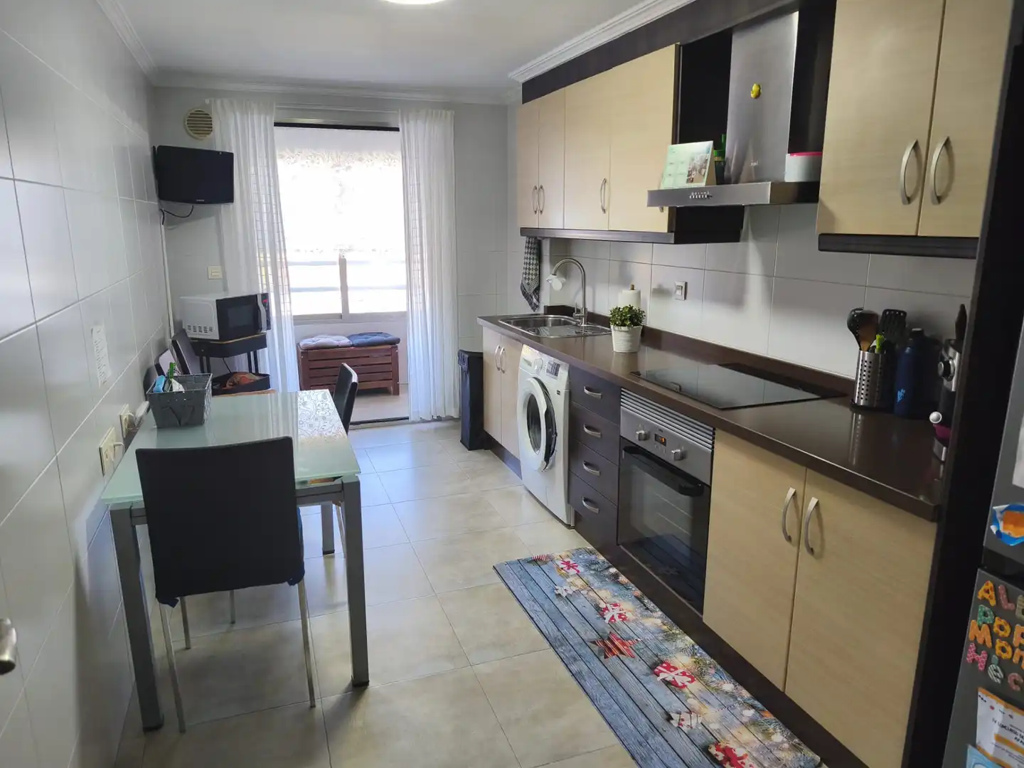 Cocina de Piso en venta en Elda con Aire acondicionado, Amueblado y Balcón