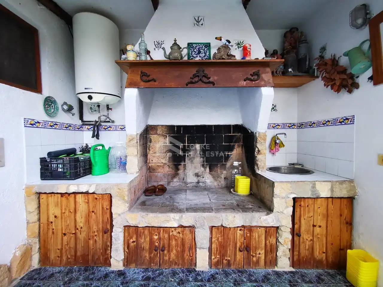 Cocina de Casa o chalet en venta en La Font d'en Carròs con Jardín privado, Terraza y Trastero