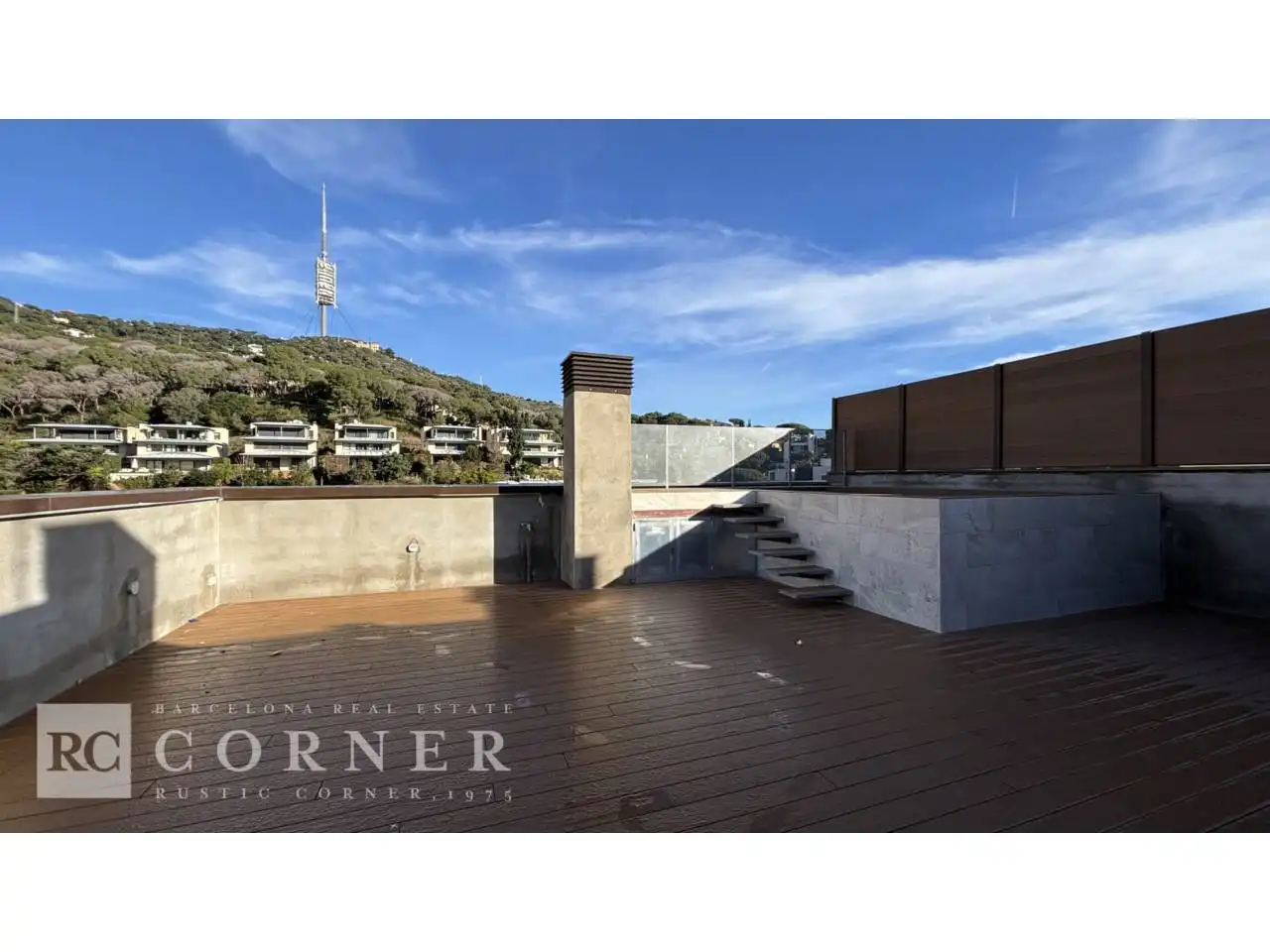 Exterior view of Flat for sale in Barcelona  with Air Conditioner, Parquet flooring and Terrace