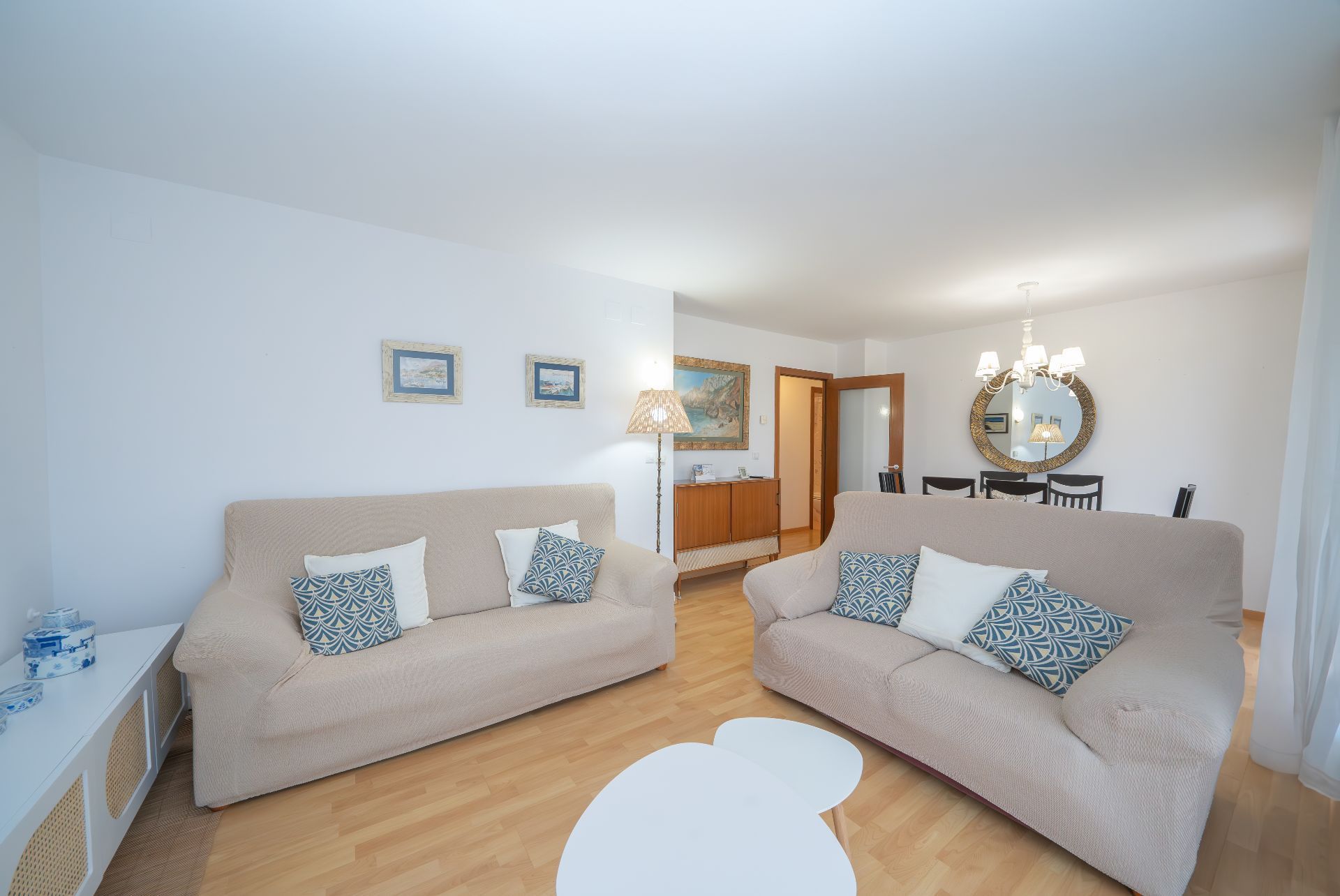 Sala d'estar de Apartament en venda en Jávea / Xàbia amb Aire condicionat, Calefacció i Terrassa