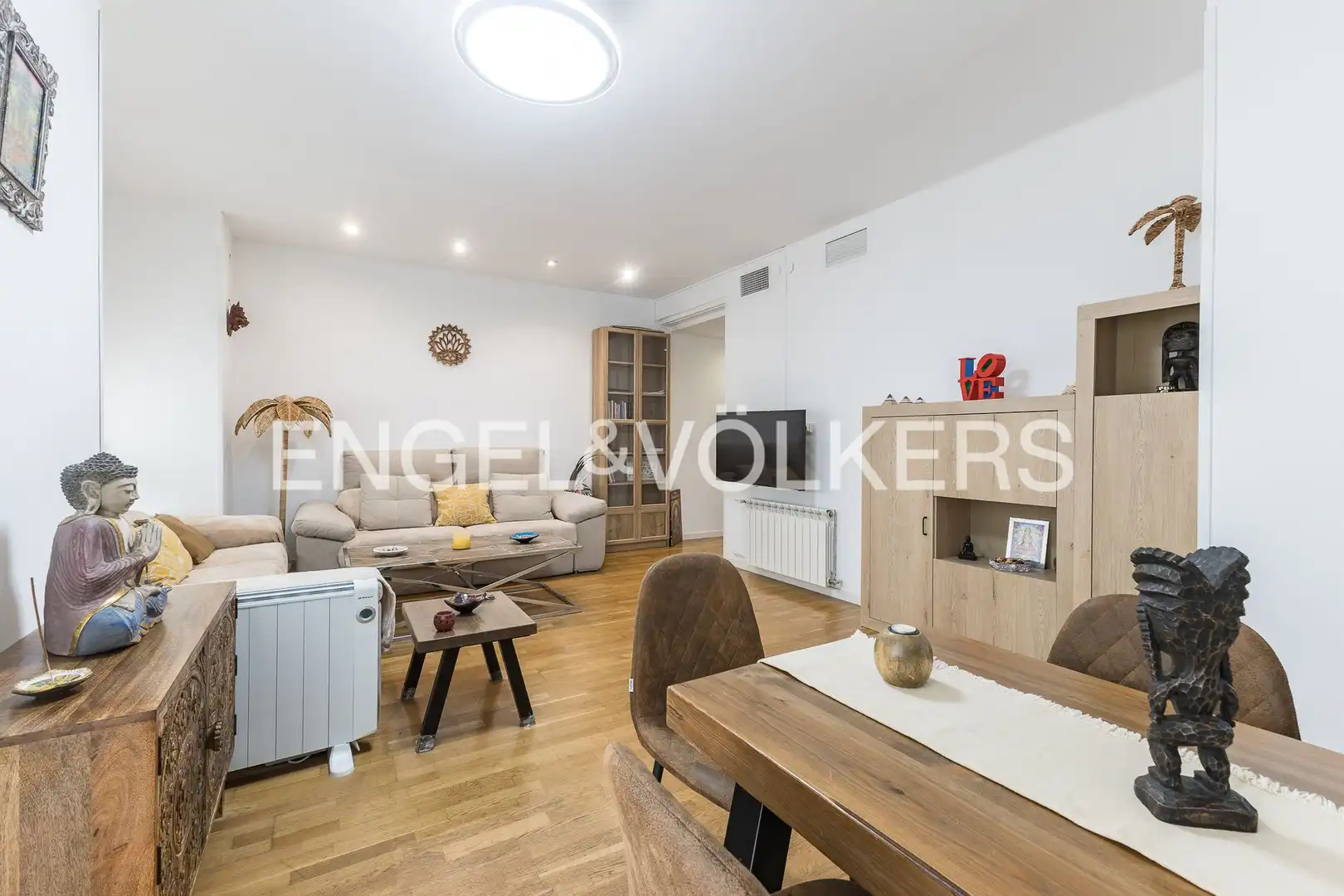 Sala de estar de Piso en venta en  Barcelona Capital con Aire acondicionado, Calefacción y Balcón