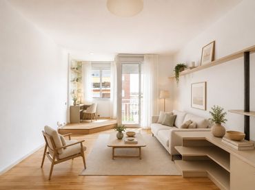 Apartament amb balcó en venda a Sarrià - Sant Gervasi