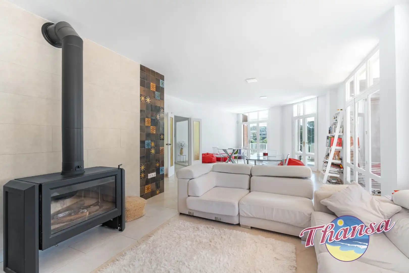Sala de estar de Casa o chalet en venta en Alicante / Alacant con Aire acondicionado, Calefacción y Jardín privado