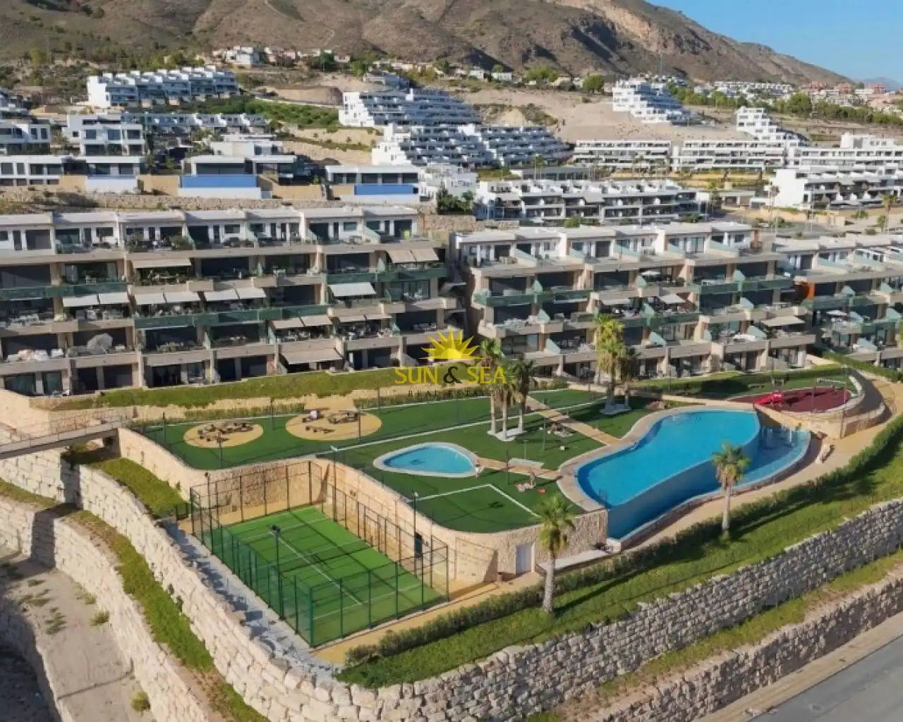 Vista exterior de Planta baja de alquiler en Finestrat con Aire acondicionado, Calefacción y Terraza