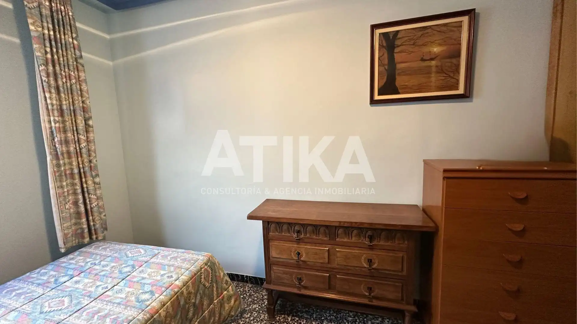 Schlafzimmer von Wohnung zum Verkauf in Ontinyent mit Klimaanlage, Heizung und Terrasse