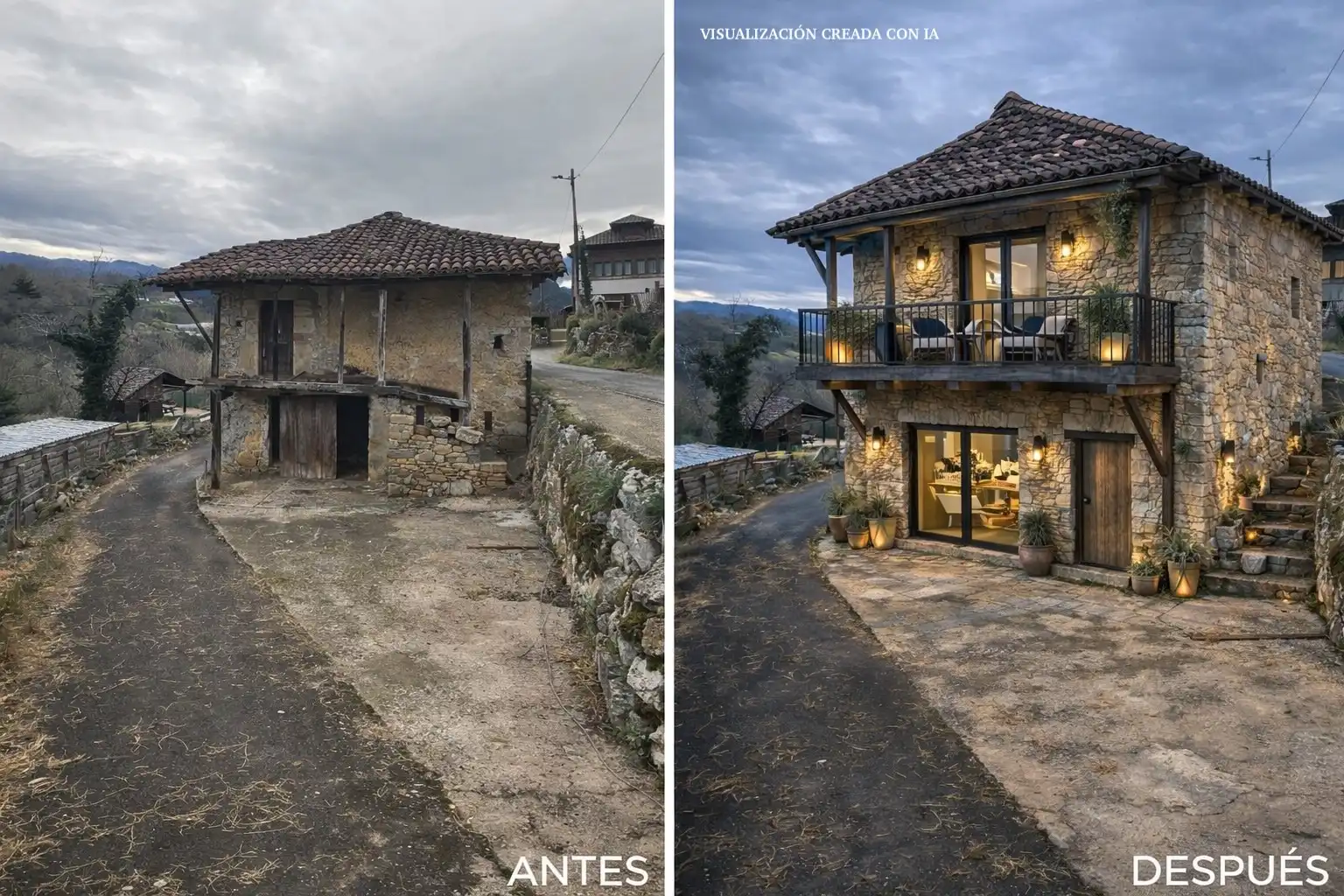Vista exterior de Finca rústica en venda en Piloña