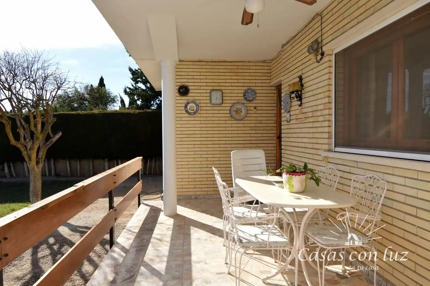 Terrassa de Casa adosada en venda en Zaragoza amb Jardí privat, Traster i Piscina