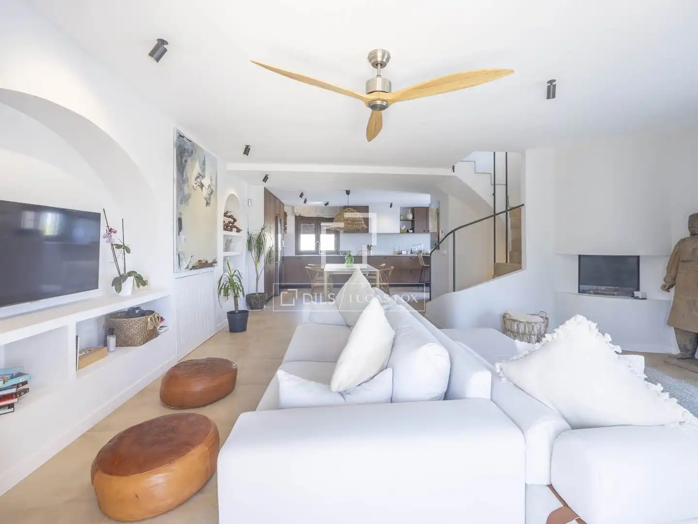 Sala de estar de Casa o chalet en venta en El Puig de Santa Maria con Calefacción, Parquet y Terraza