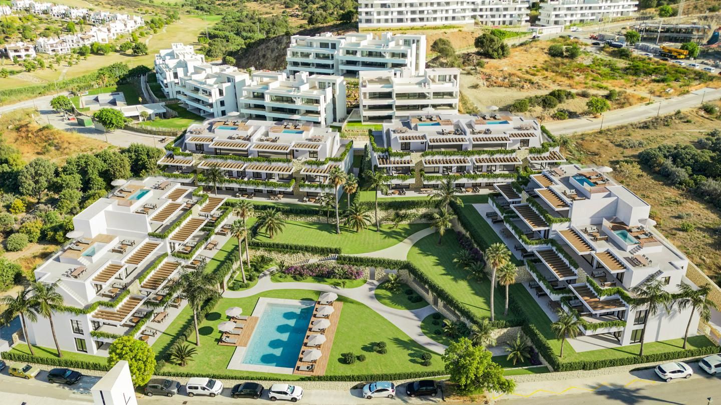 Exterior view of Planta baja for sale in Estepona  with Air Conditioner, Heating and Private garden