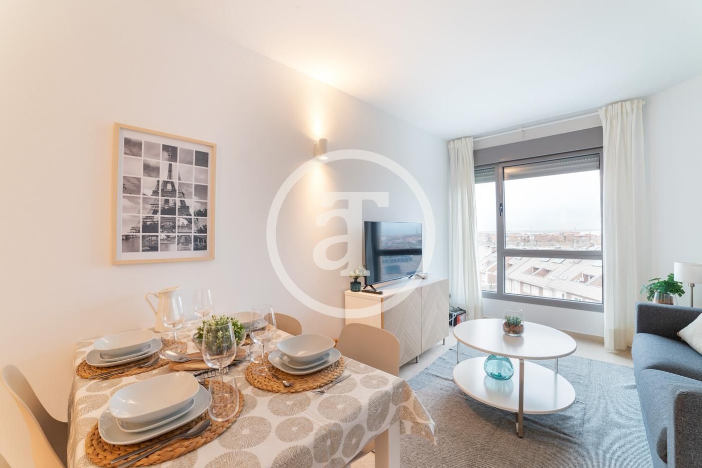 Exterior view of Apartment to rent in  Madrid Capital  with Furnished, Oven and Washing machine