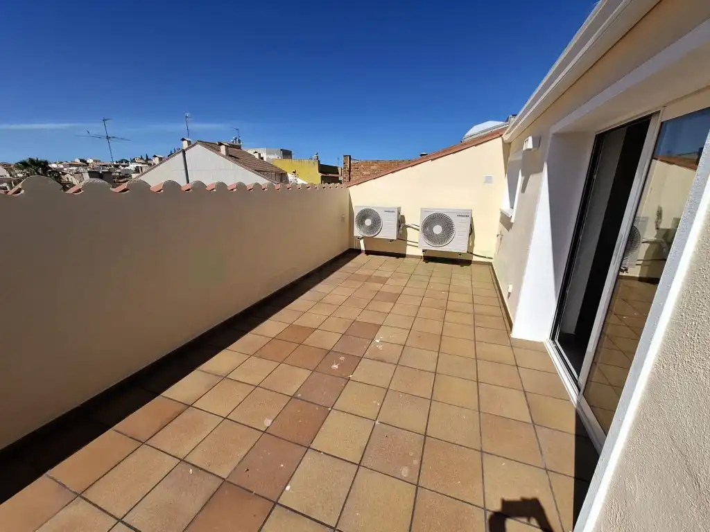 Terraza de Dúplex de alquiler en Malgrat de Mar con Lavadora y Balcón
