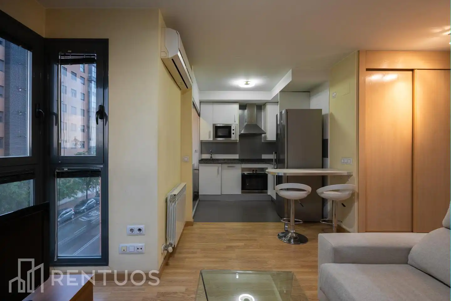 Kitchen of Study for rent in Madrid  with Air Conditioner, Heating and Storage room