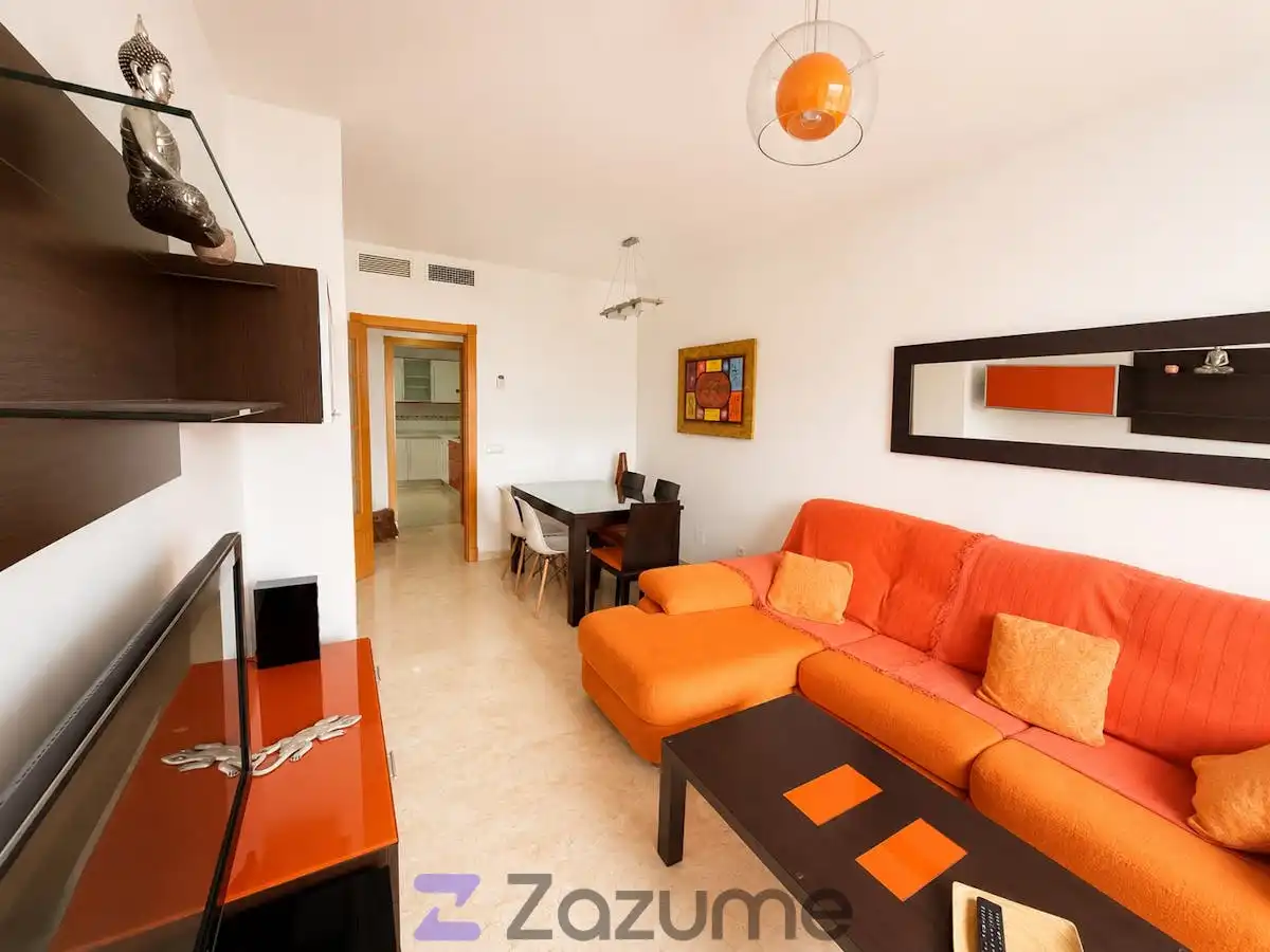 Sala de estar de Piso de alquiler en Málaga con Aire acondicionado, Calefacción y Terraza