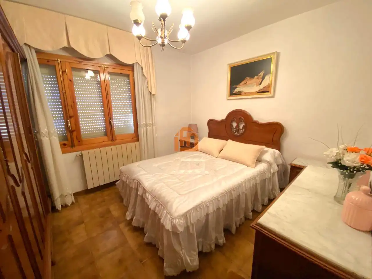 Schlafzimmer von Wohnung zum Verkauf in La Pola de Gordón  mit Heizung und Möbliert