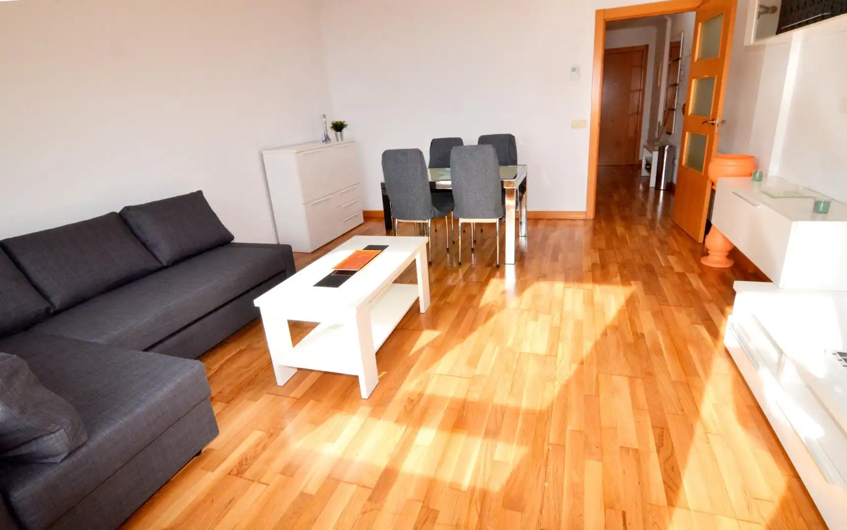 Wohnzimmer von Wohnung zur Miete in Aldealengua mit Heizung, Terrasse und Möbliert