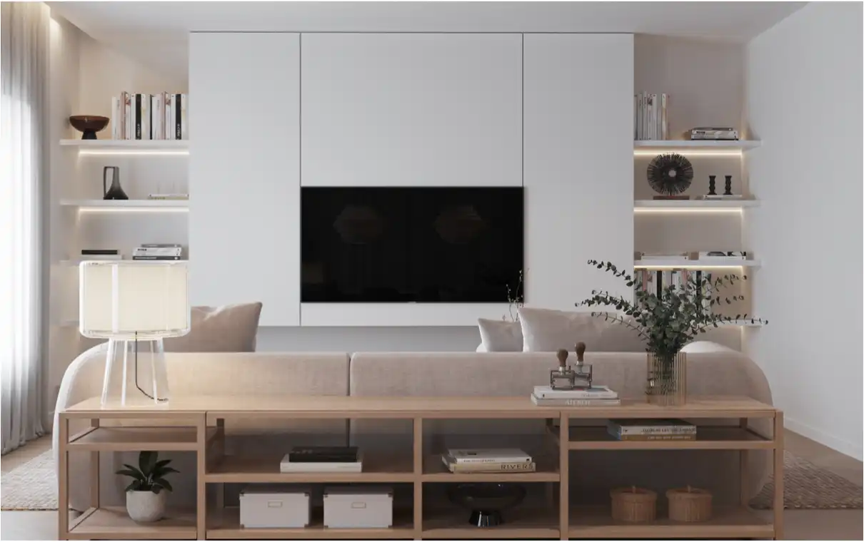 Sala de estar de Piso en venta en Barcelona con Aire acondicionado, Calefacción y Trastero