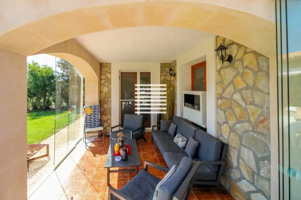 Terraza de Finca rústica en venta en Alcúdia con Aire acondicionado, Jardín privado y Terraza