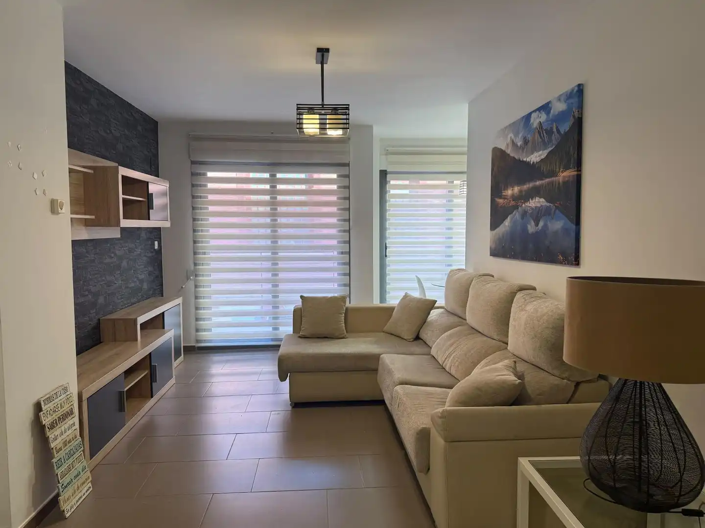 Sala de estar de Piso en venta en Alcoy / Alcoi con Calefacción, Trastero y Amueblado