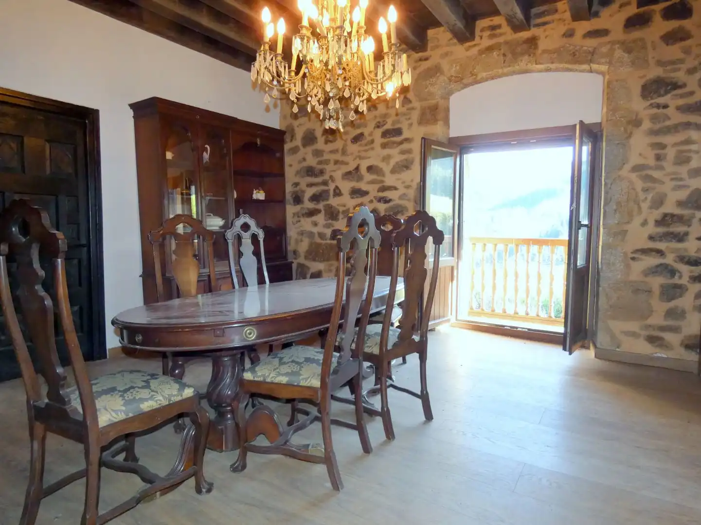 Comedor de Finca rústica en venta en Aramaio con Calefacción, Amueblado y Balcón