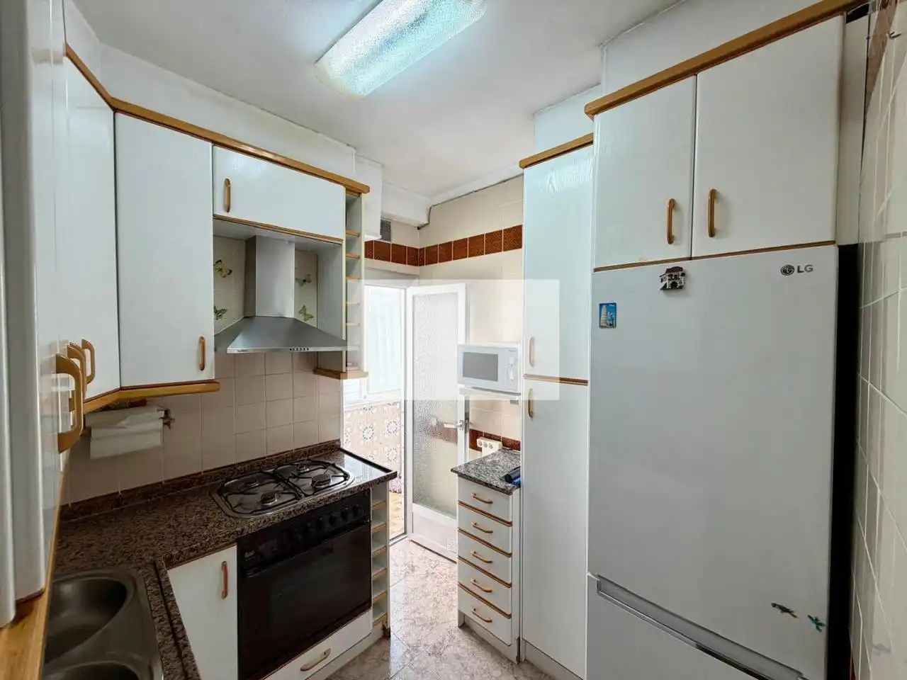 Kitchen of Flat for sale in Sabadell  with Air Conditioner, Heating and Balcony