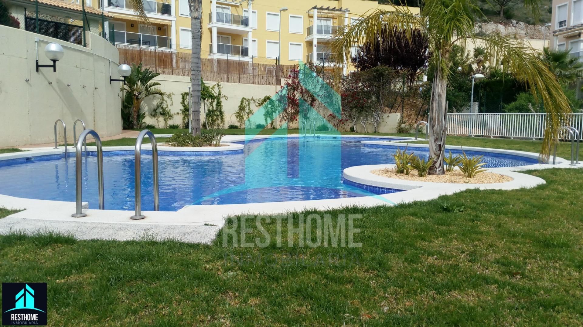 Swimming pool of Apartment for sale in Cullera  with Air Conditioner, Private garden and Terrace