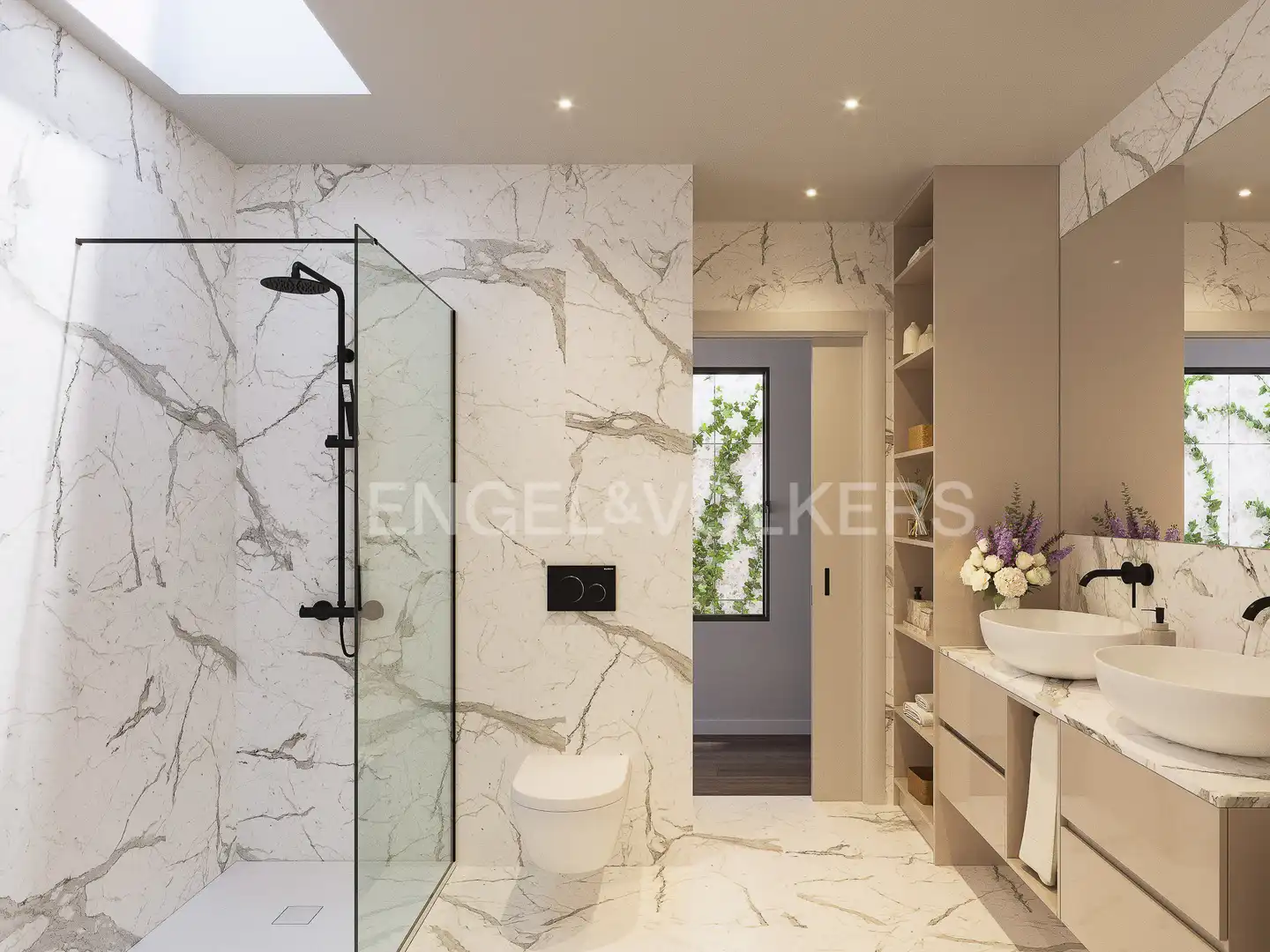 Baño de Casa adosada en venta en Torrelodones con Aire acondicionado, Calefacción y Jardín privado