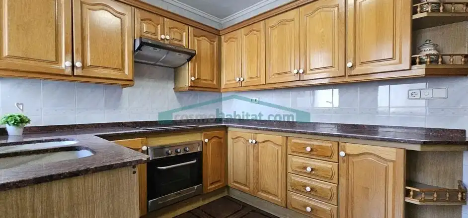 Kitchen of Flat for sale in Sagunto / Sagunt  with Air Conditioner, Terrace and Balcony