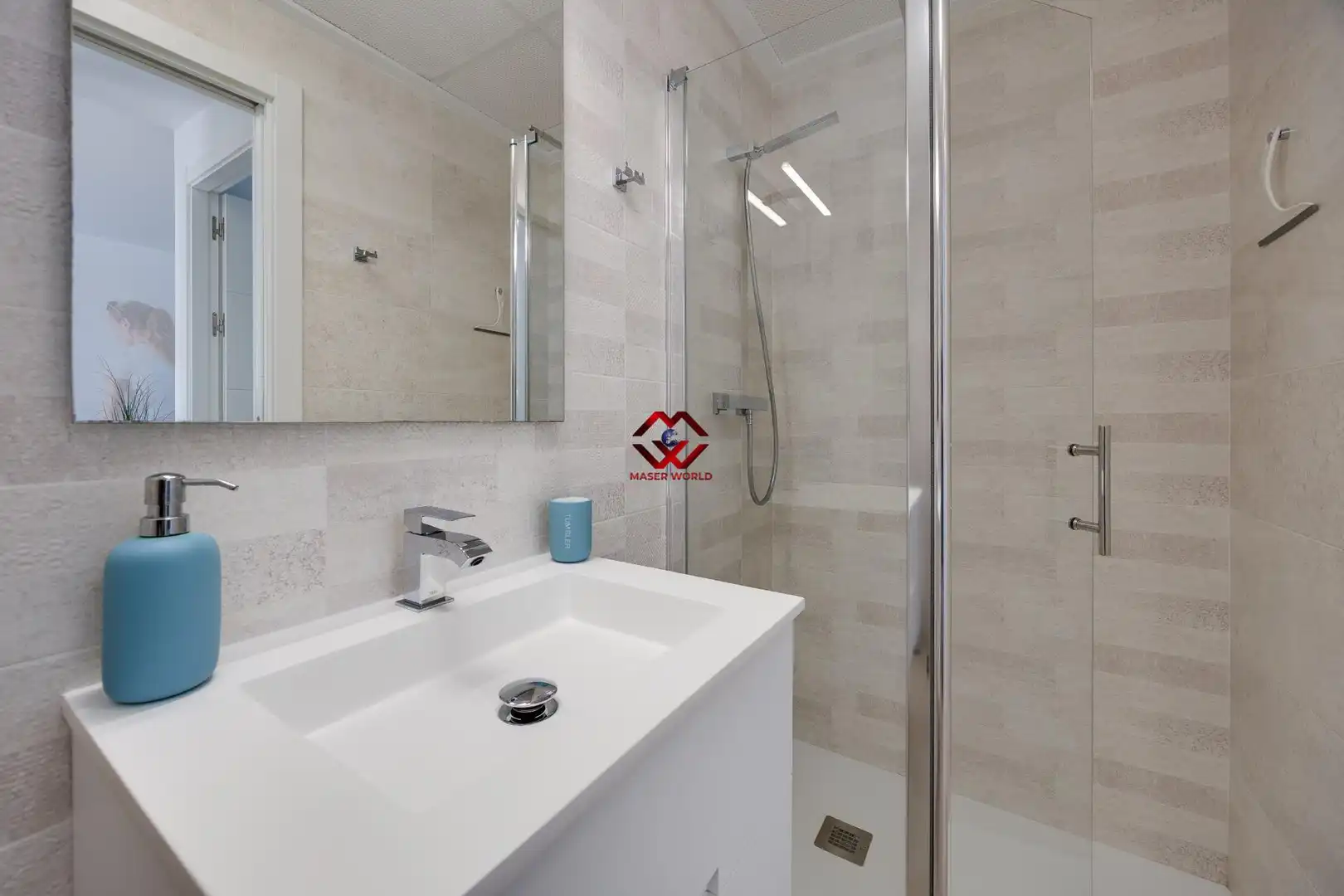 Bany de Apartament en venda en Pilar de la Horadada amb Aire condicionat, Calefacció i Jardí privat