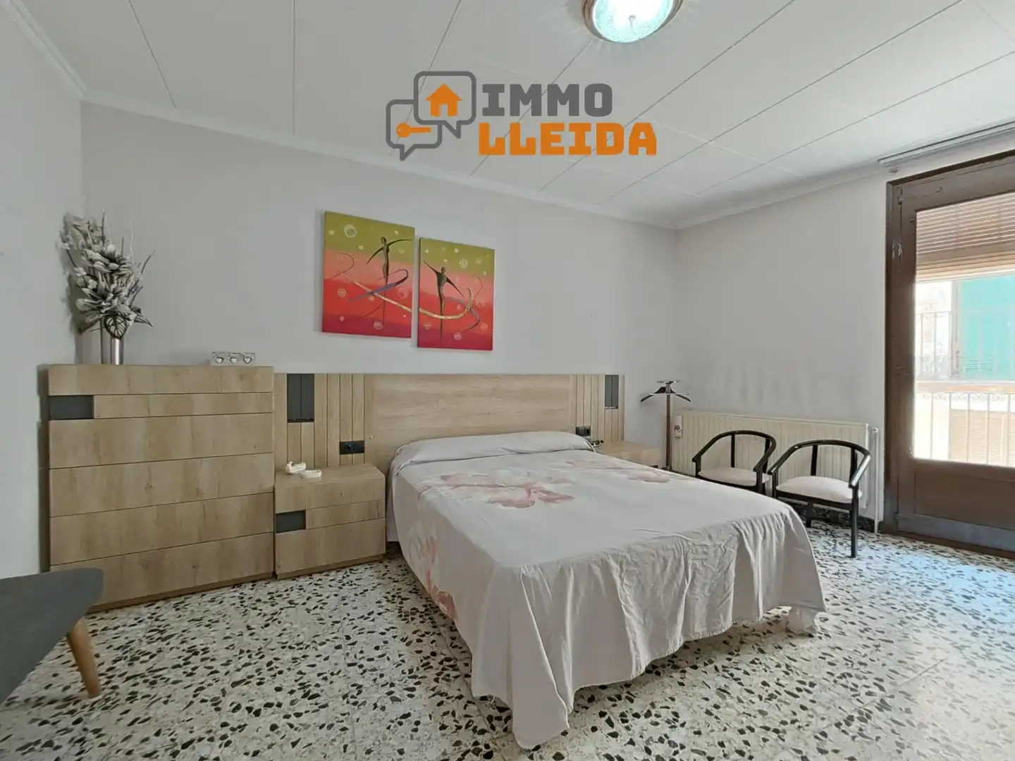 Bedroom of Flat for rent in Os de Balaguer  with Heating, Terrace and Storage room