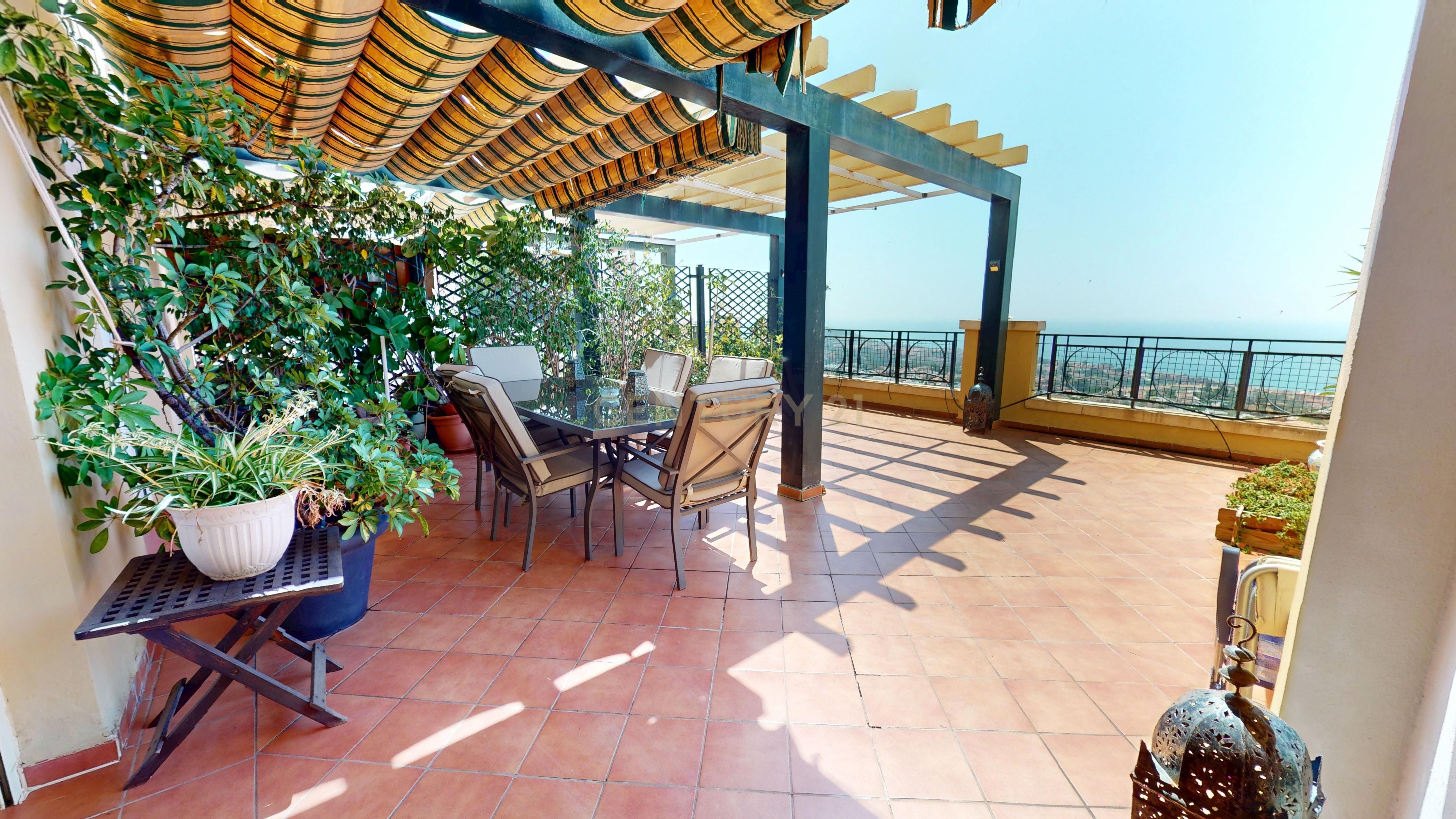 Terrace of Flat for sale in Málaga Capital  with Air Conditioner and Swimming Pool