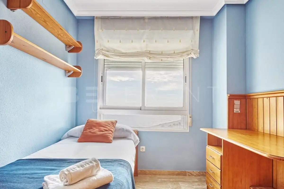 Bedroom of Apartments for rent in El Campello  with Air Conditioner, Heating and Private garden