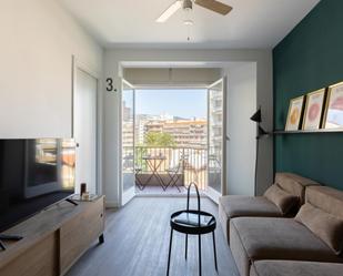 Sala d'estar de Apartament de lloguer en  Barcelona Capital amb Aire condicionat