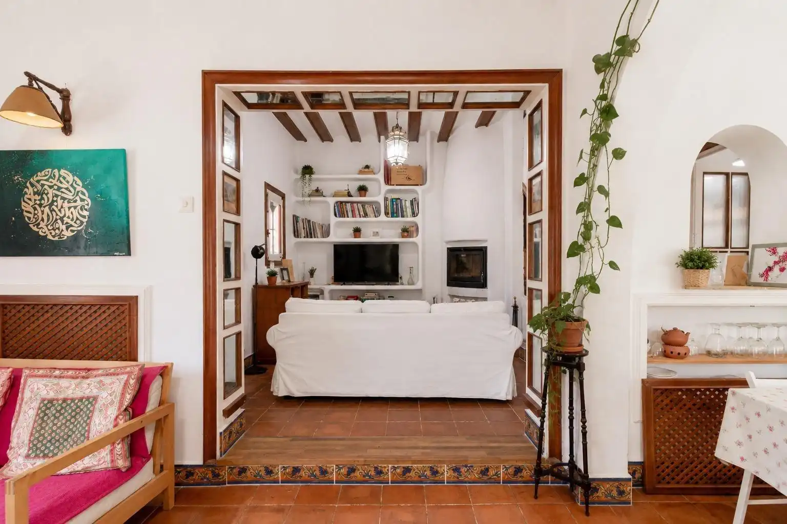 Casa aparellada amb piscina en venda a Abantos - Carmelitas