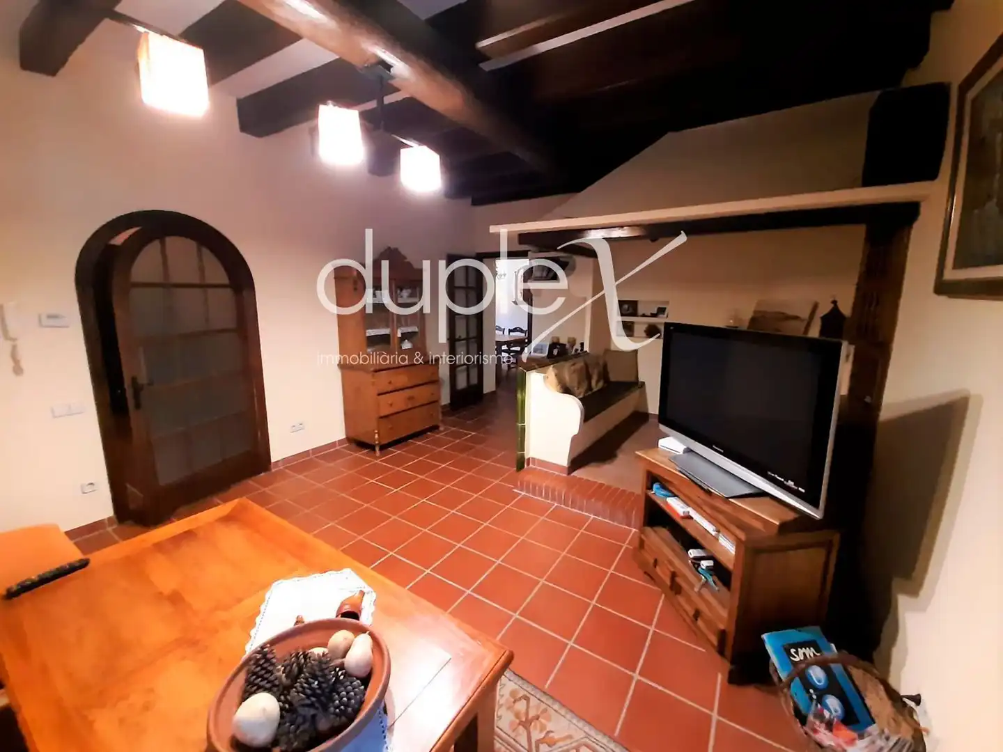 Sala de estar de Finca rústica en venta en Òrrius con Aire acondicionado, Jardín privado y Terraza