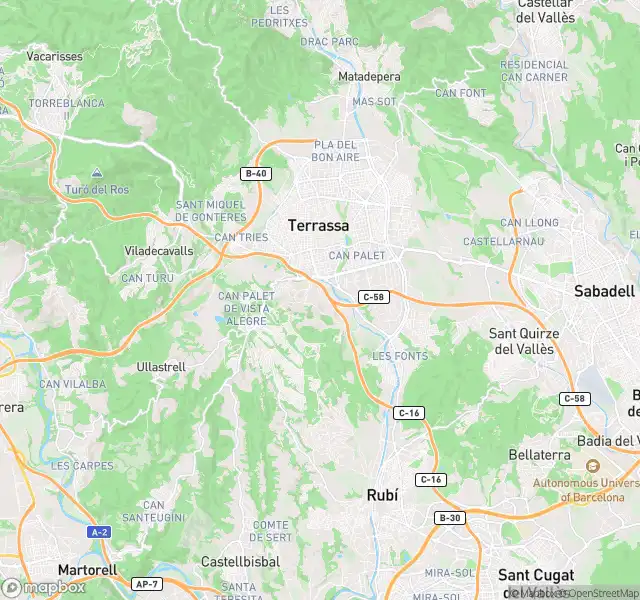 Vista exterior de Pis en venda en Rubí amb Traster