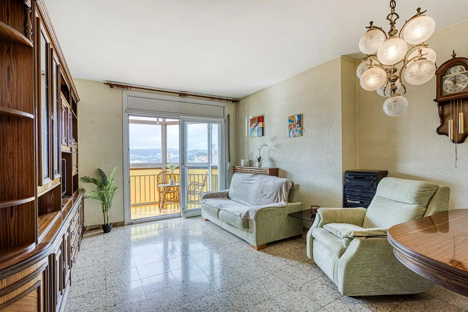 Living room of Flat for sale in Igualada  with Heating and Balcony