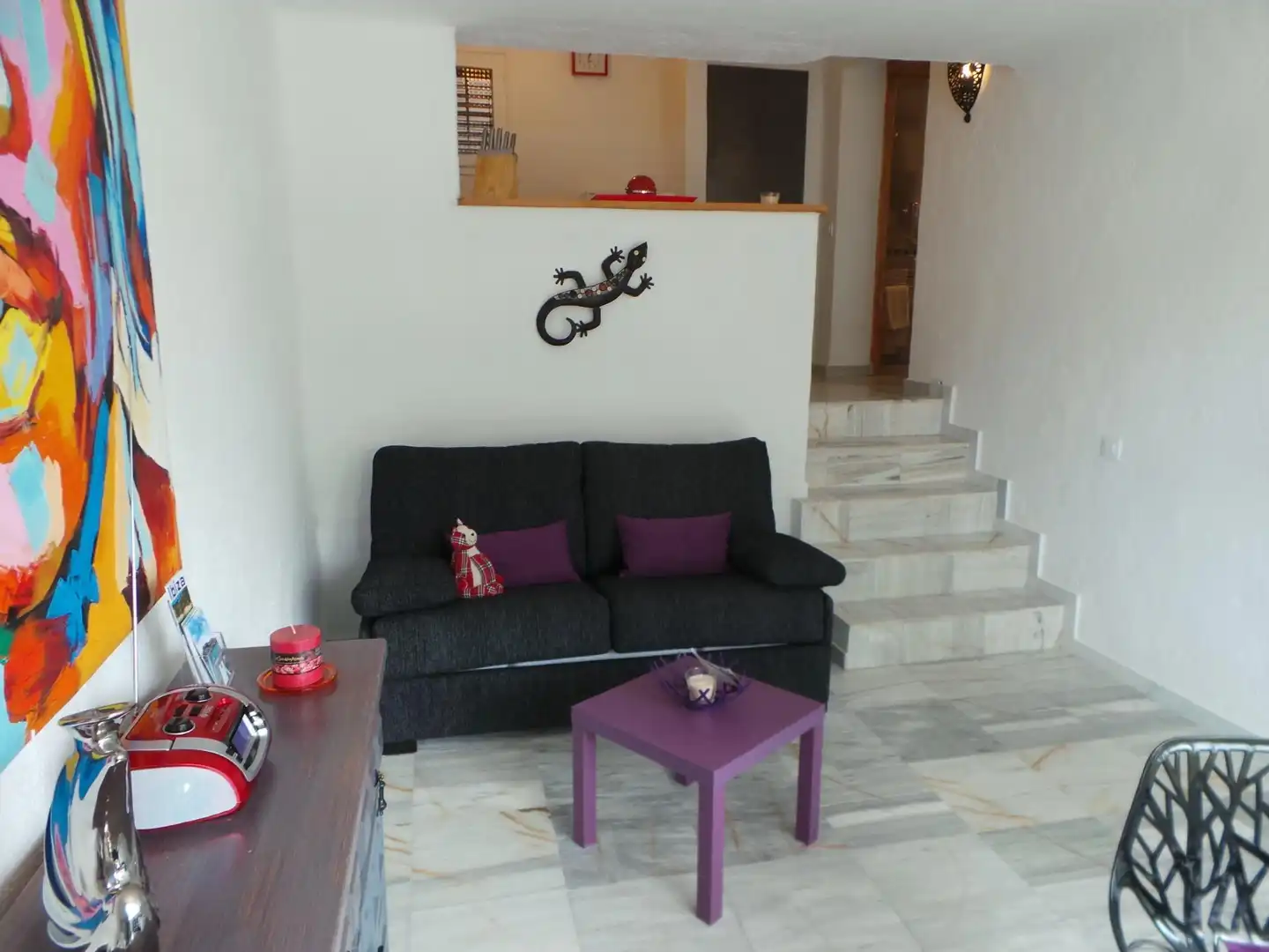 Sala de estar de Apartamento en venta en Sant Josep de sa Talaia con Calefacción, Jardín privado y Terraza